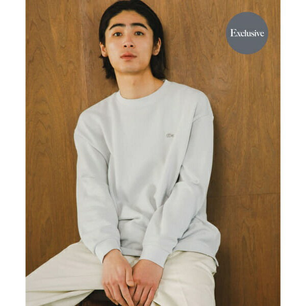 LACOSTEDOORSthick pique crew long-sleeveХꥵ ɥURBAN RES...