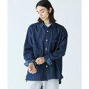 コットンリネンデニムシャツジャケット/ラコステ(LACOSTE)