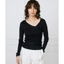シルクリブニット 《la veille by SUPERIOR CLOSET》/イネド(INED)