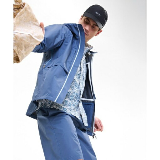 防水 透湿 レインパックプロ ポケッタブル 2.5レイヤーフーデッドジャケット/エーグル(AIGLE) 防水 透湿 レインパックプロ ポケッタブル 2.5レイヤーフーデッドジャケット/エーグル(AIGLE)