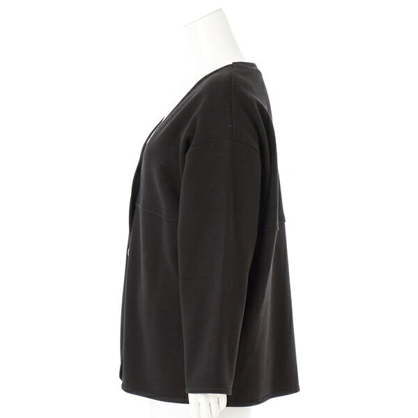 【大きいサイズレディース】メルトンVネックジャケット／クインティ（QUINTY）