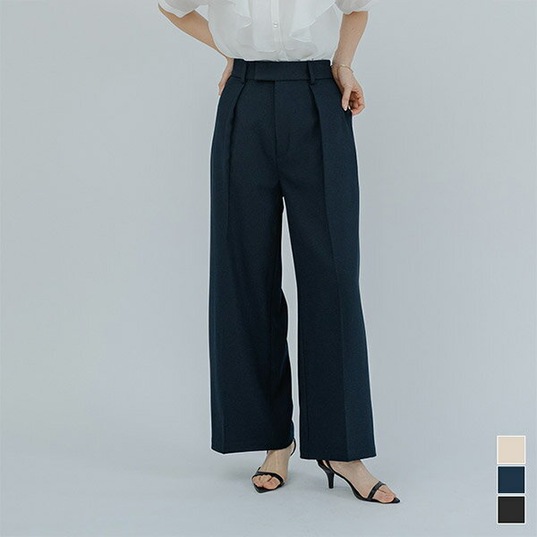 1タックセンタープレスワイドパンツ／ユアーズ（ur's）のサムネイル