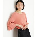 【接触冷感体型カバー】7分袖フレアニット洗濯機OKUVケア/ザ ショップ ティーケー(THE SHOP TK)
