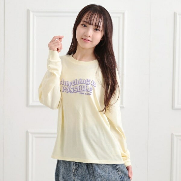 ロゴ発砲プリントロンT／ピンクラテ（PINK-latte）のサムネイル