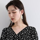 ジュエルリボンピアス/クイーンズコート(QUEENS COURT)