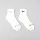 【New Balance】アンクル丈 刺繍入りリブソックス(お得な2足セット)/コーエン(coen)