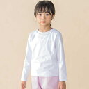 天竺レースポイントロングTシャツ(95~150cm)/ベベ プチ ポワ ヴェール(BeBe Petits Pois Vert)