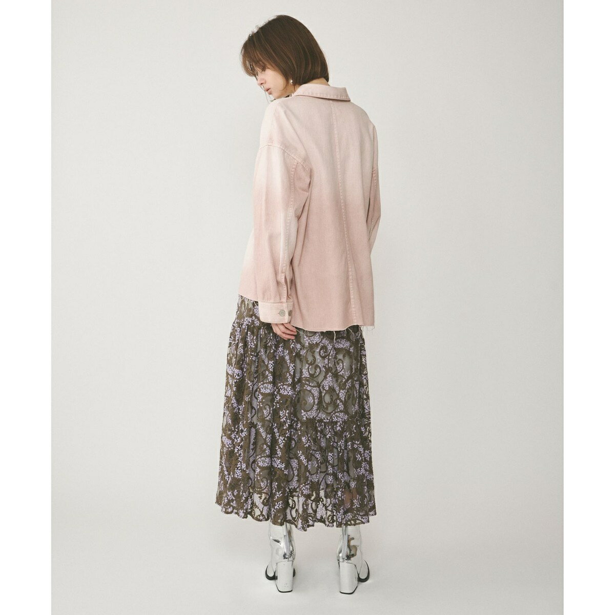 オーバーデニムシャツ／グレースコンチネンタル（GRACE CONTINENTAL）