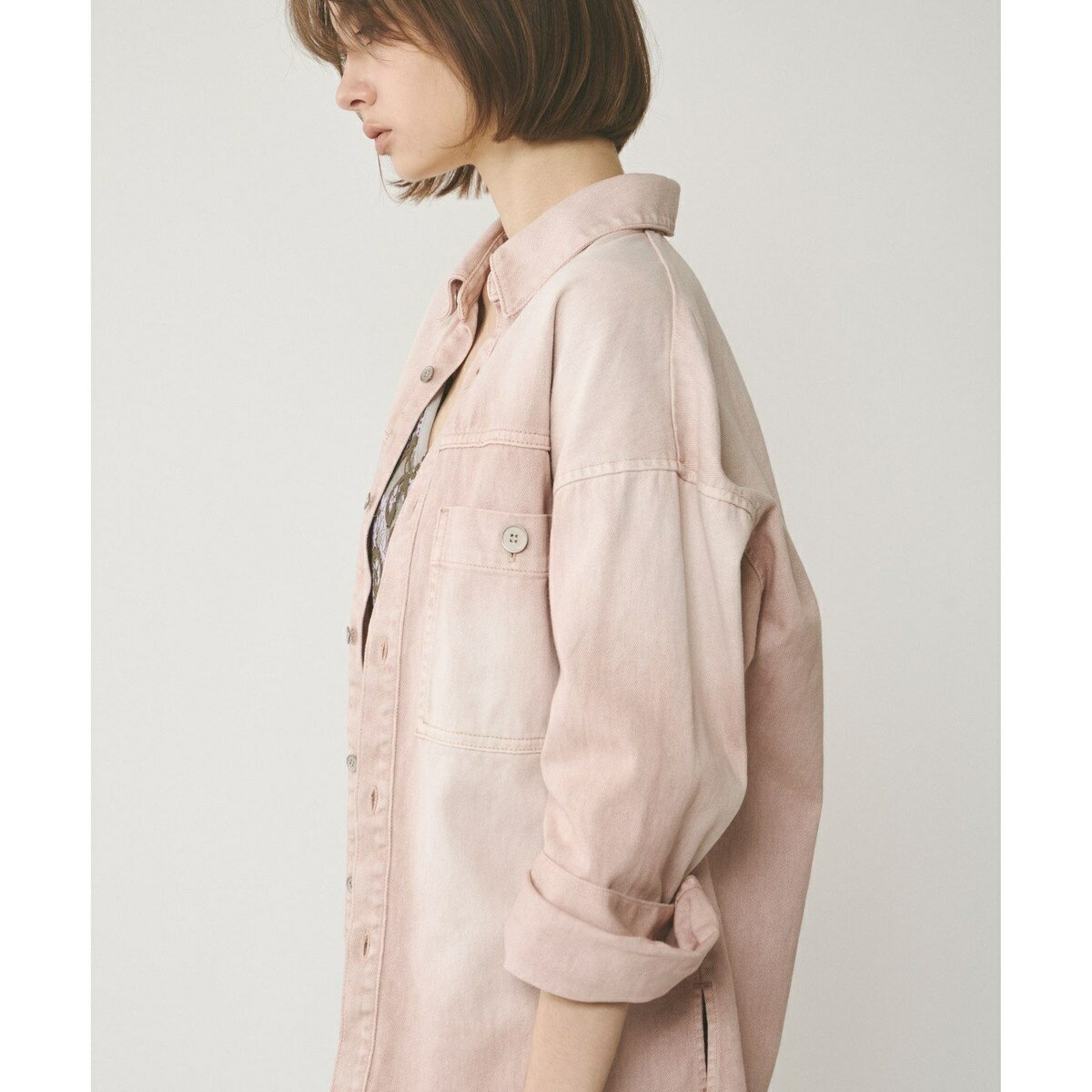 オーバーデニムシャツ／グレースコンチネンタル（GRACE CONTINENTAL）