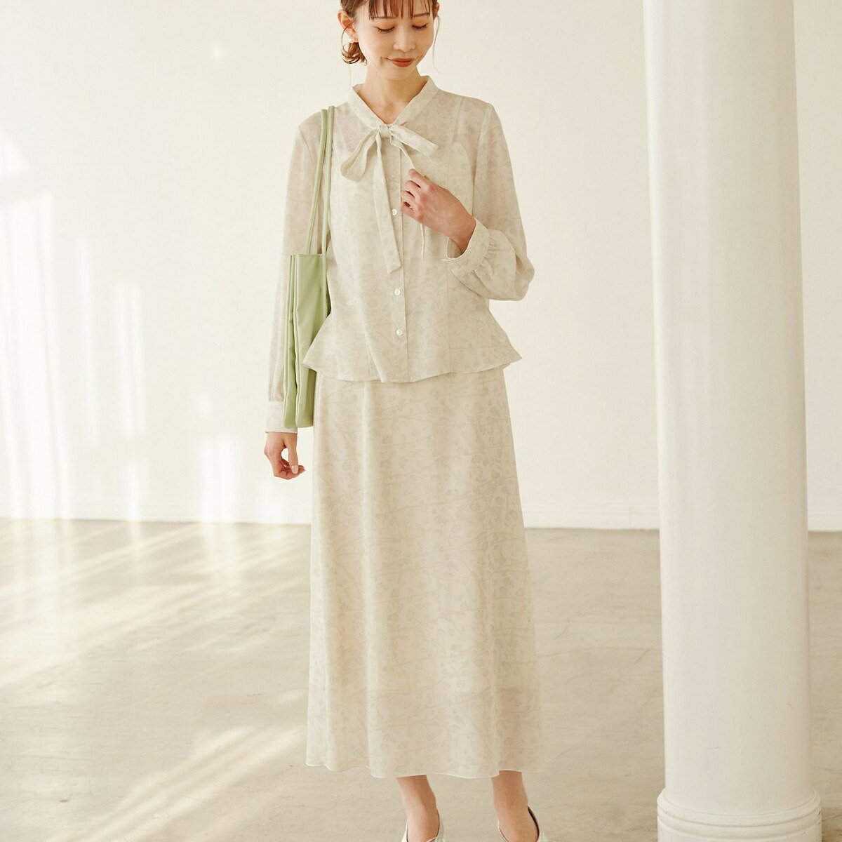 【YOKU MOKU/ヨックモック×ROPE' PICNIC】リボンブラウス／ロペピクニック（ROPE' PICNIC） 0101marui-12834400 丸井(マルイ)楽天市場店 サンプル画像3