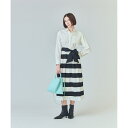 ボーダーコンビシャツワンピース/グレースコンチネンタル(GRACE CONTINENTAL)(4)