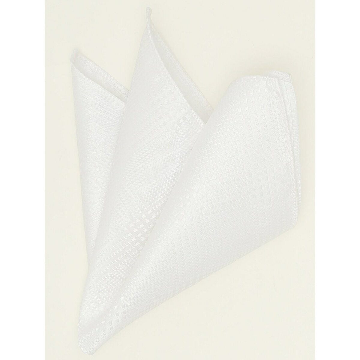 m.f.エディトリアル シルク混 グレンチェック柄 フォーマルチーフ／m.f.エディトリアル（m.f.editorial）