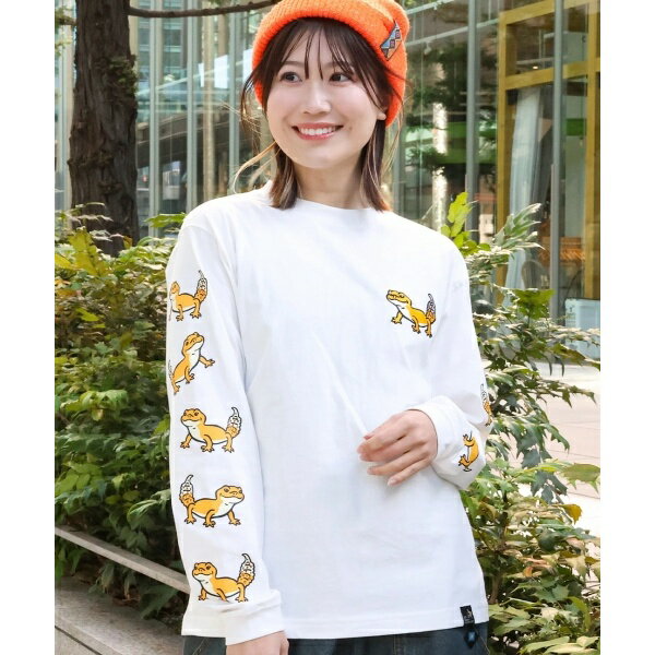 go slow caravan レオパードゲッコーロングTシャツ【WEB限定】/チチカカ(titicaca)