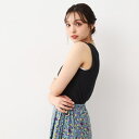【洗える/ストレッチ】アイレット ベーシックタンクトップ/ローラ アシュレイ(LAURA ASHLEY)(4)