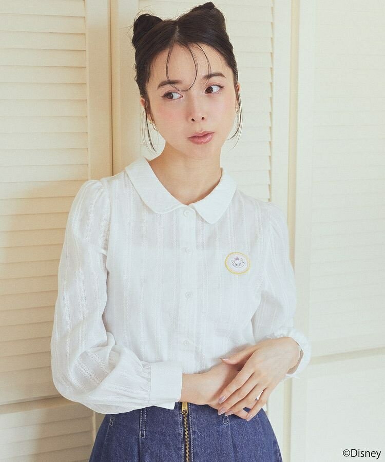 楽天丸井（マルイ）楽天市場店Disney／Marie／ワッペンブラウス／アースミュージック＆エコロジー（earth music＆ecology）