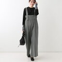 ゆるシルエットで大人見せ タック入りオールインワン/キューティーブロンド(Cutie Blonde)