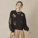 Leeエンブロイダリースウェット【洗濯機OK】/イッツデモ(ITS'DEMO)