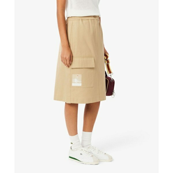 アシンメトリーカーゴポケットスカート／ラコステ（LACOSTE）