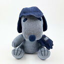 スヌーピー EDWIN ベースボール ぬいぐるみ S インテリア デニム SNOOPY/パーフェクト・ワールド・トーキョー(Perfect World Tokyo)