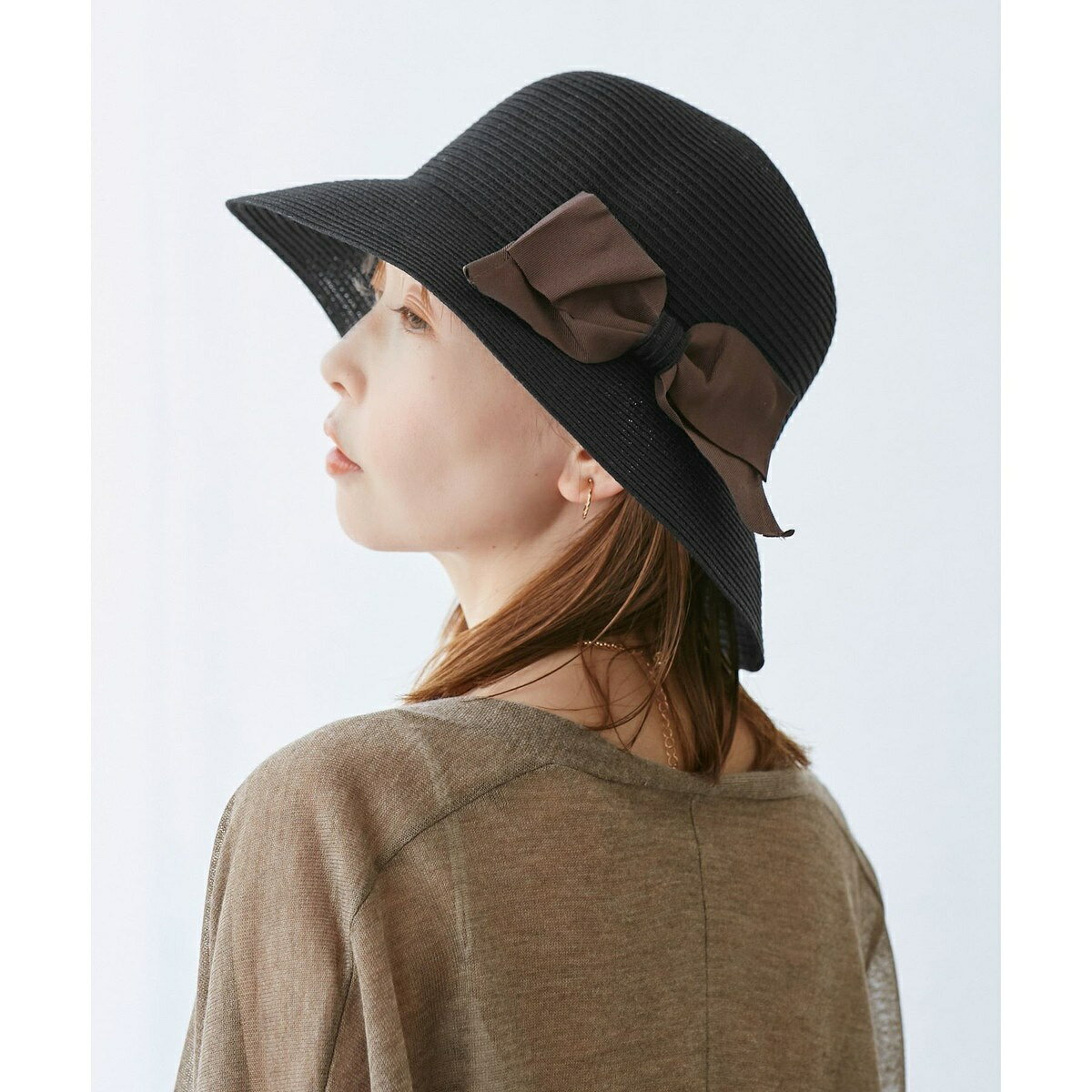 【UVカット・ウォッシャブル】折り畳みリボンハット／ロペピクニックパサージュ（ROPE' PICNIC PASSAGE） 0101marui-12891300 丸井(マルイ)楽天市場店 サンプル画像2
