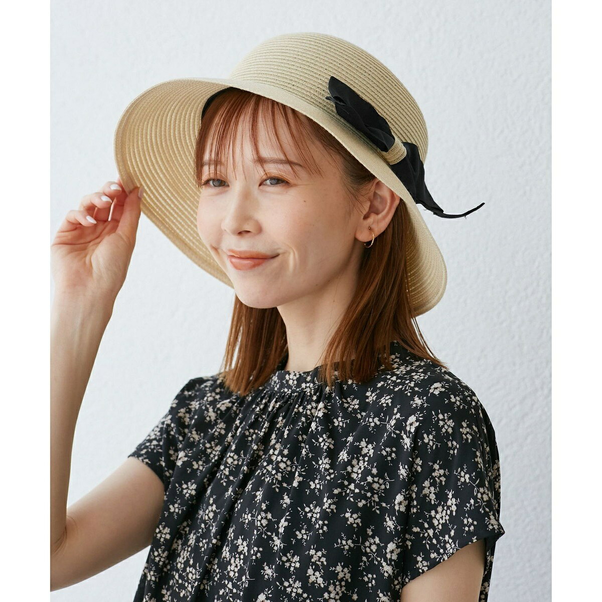 【UVカット・ウォッシャブル】折り畳みリボンハット／ロペピクニックパサージュ（ROPE' PICNIC PASSAGE） 0101marui-12891300 丸井(マルイ)楽天市場店 サンプル画像3