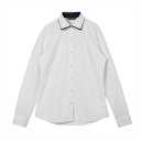 【透け防止】 ワイド 長袖 形態安定 レディースシャツ/ブリックハウス(BRICKHOUSE)