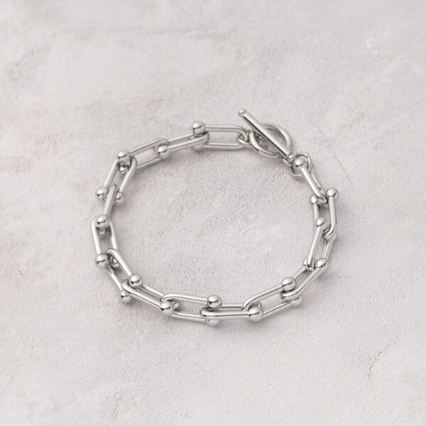 【ステンレス】マンテルチェーンブレスレット／グローブ（grove）