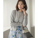 【WEB限定・2SET】5分袖ラメ入りアンサンブルニット/組曲(KUMIKYOKU)