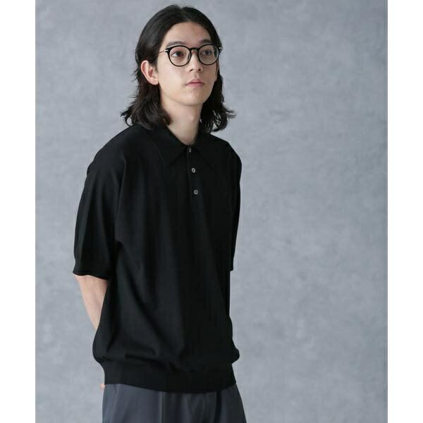 crepuscule/別注 S/S KNIT POLO/ナノユニバース(NANO universe)