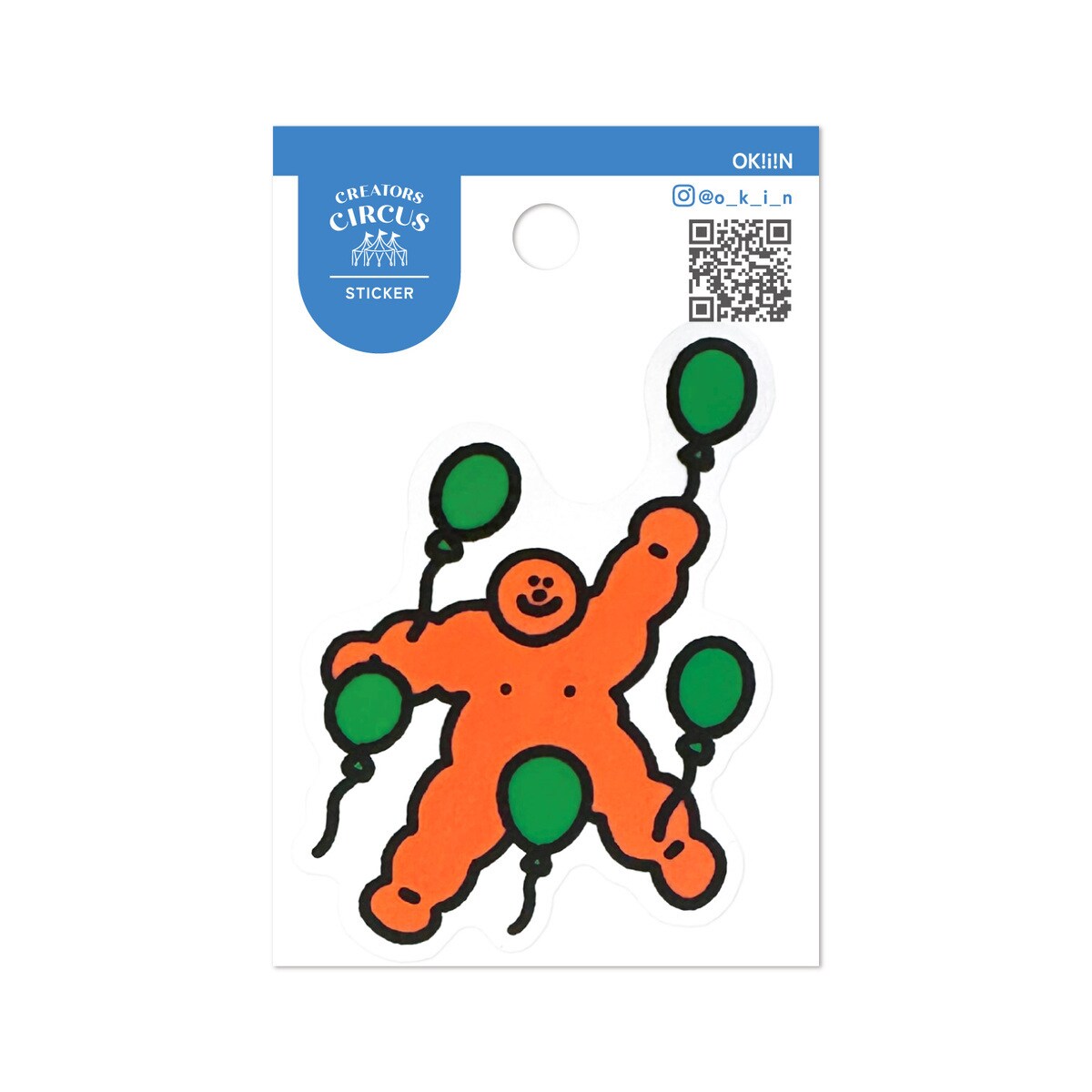 クリエイターズサーカス ステッカー BALLOON MAN／フロンティア（FRONTIER）