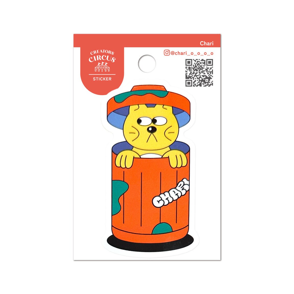 クリエイターズサーカス ステッカー Cat／フロンティア（FRONTIER）