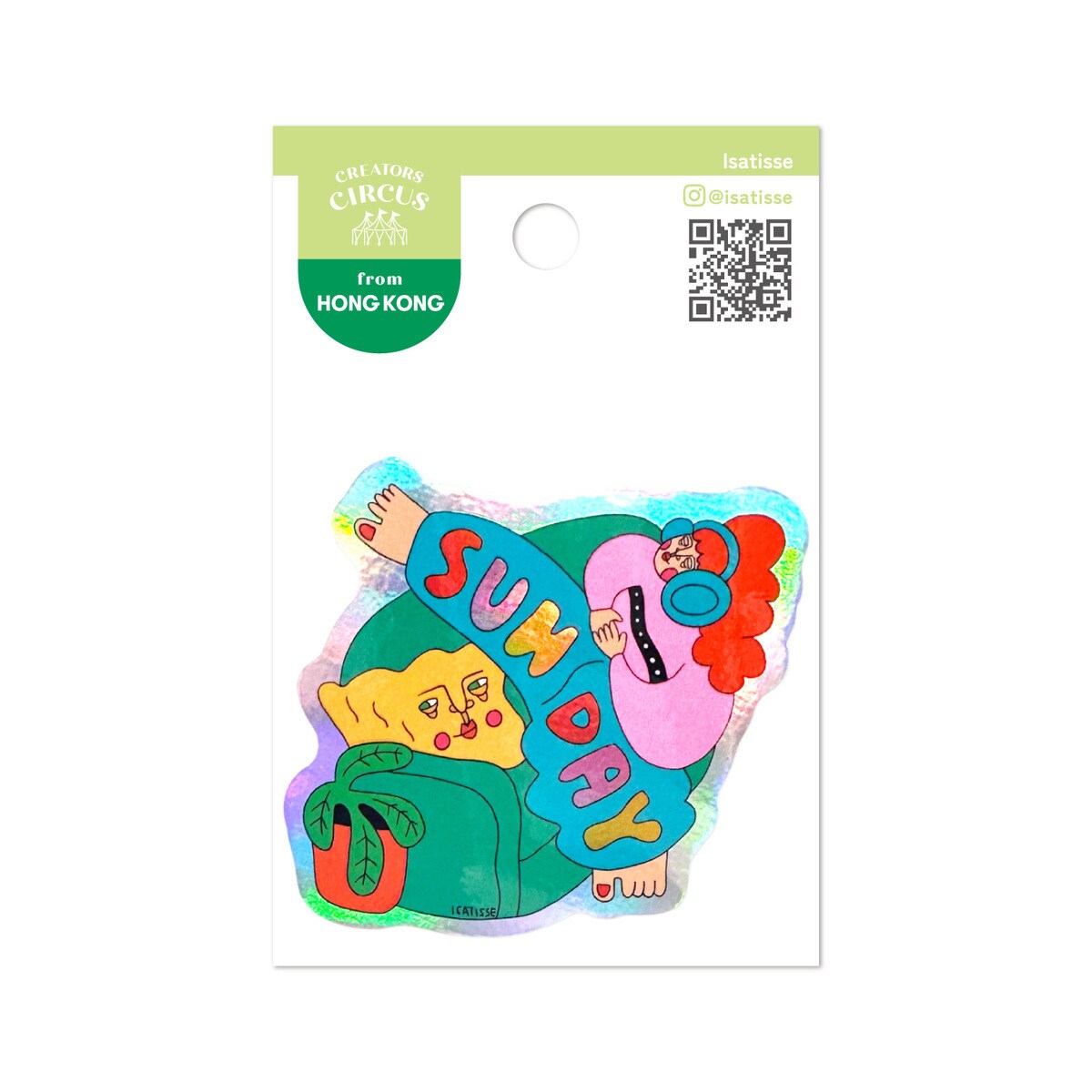 クリエイターズサーカス ステッカー Have a relaxing Sunday／フロンティア（FRONTIER）