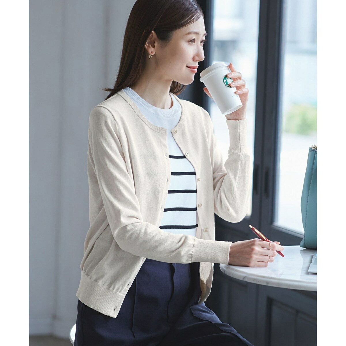 【UVカット・吸水速乾・遮熱】Comfort Seriesコンフォートシリーズ/カーディガン／ロペピクニック（ROPE' PICNIC） 0101marui-12852058 丸井(マルイ)楽天市場店 サンプル画像3
