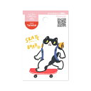 クリエイターズサーカス ステッカー skateboard cat/フロンティア(FRONTIER)
