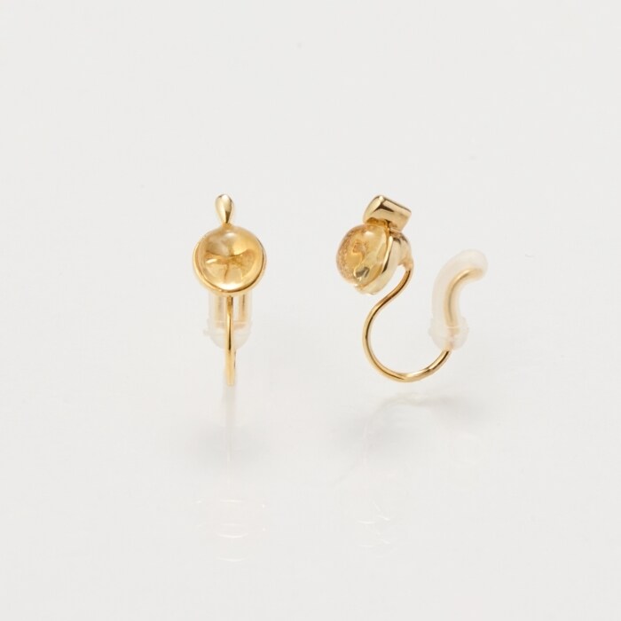 【痛くないシリーズ】パワーストーンライトフィットイヤリング　シトリン/天然石／フィービィー（Phoeb..