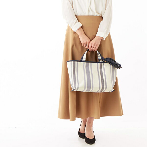 【ROOTOTE】LT.デリ-W-ストライプ-A／ルートート（ROOTOTE）