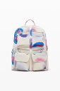 ぼかし加工デザインバックパック/デシグアル(Desigual)