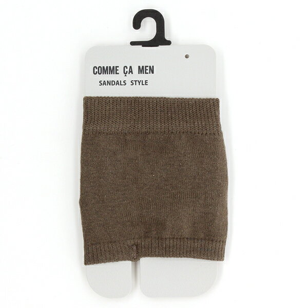 コムサメン パーツソックス　綿麻　トング型無地／コムサ・メン（COMME CA MEN）