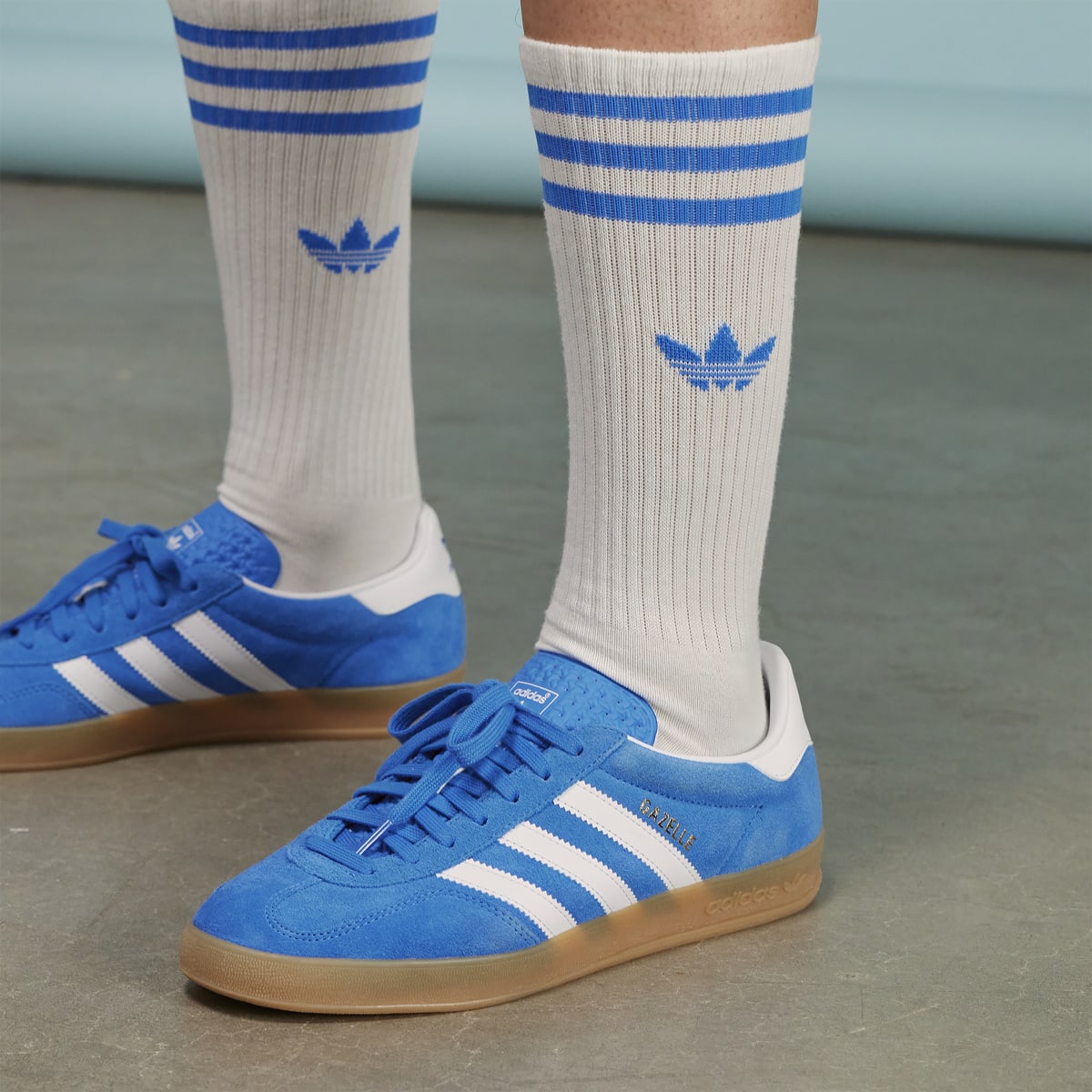 楽天市場】adidas gazelle（カラーブルー）（スニーカー｜レディース靴