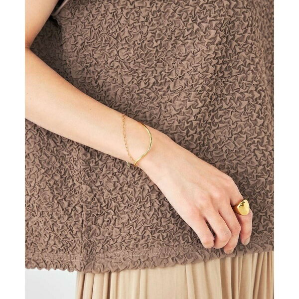 ステンレスチェーンコンビバングル／アー・ヴェ・ヴェ（a.v.v）