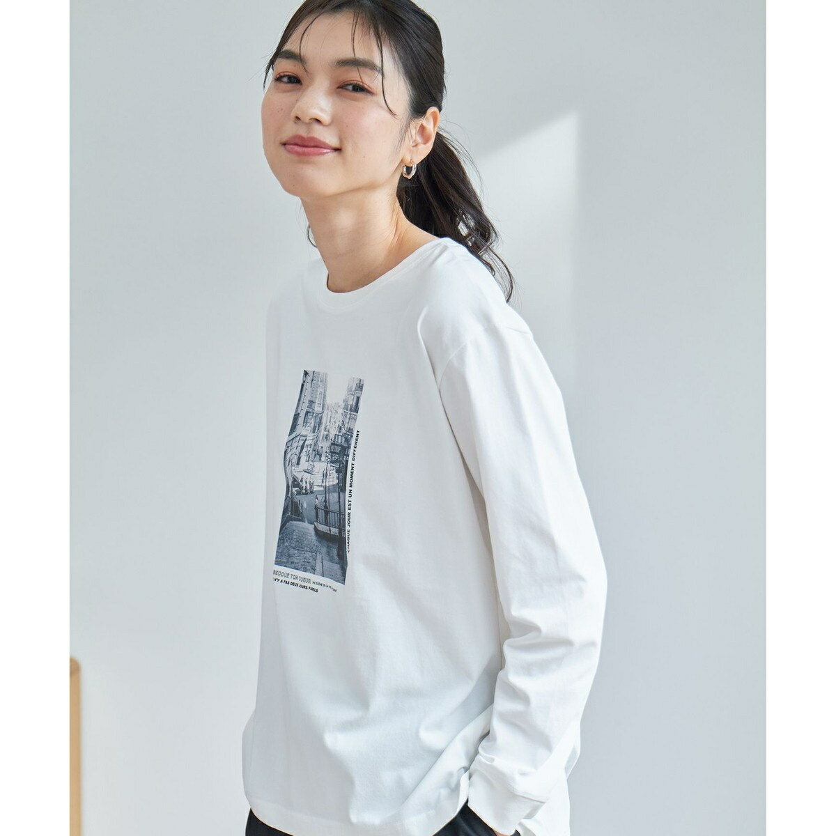 【洗濯機可/接触冷感/UVケア】オーガビッツロングスリーブTシャツ／エニィファム（any FAM）