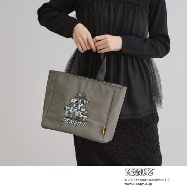 【PEANUTS75th】ナイロン刺繍トート／グローブ（grove）