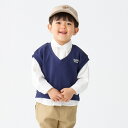SHIPS Colors:90〜140cm /〈洗濯機可能〉ベスト ドッキング シャツ/シップス カラーズ(SHIPS Colors)