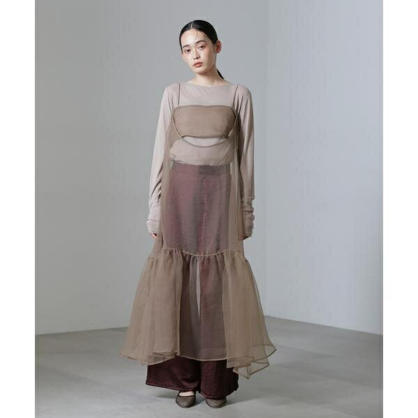 ESTHE／Cut-Out Organza Dress／ナノユニバース（NANO universe）