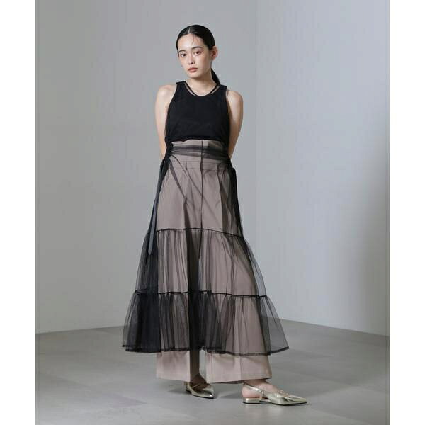 ESTHE／Tiered Tulle Cut-Out MaxiDress／ナノユニバース（NANO universe） 0101marui-12820516 丸井(マルイ)楽天市場店 サンプル画像2