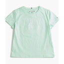 GIRLS エンブロイダリークレストTシャツ/トミー ヒルフィガー(Tommy Hilfiger)