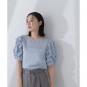 フリルスリーブブラウス/ナチュラルビューティーベーシック(NATURAL BEAUTY BASIC)