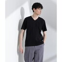 アンチスメル VネックTシャツ 半袖/ナノユニバース(NANO universe)