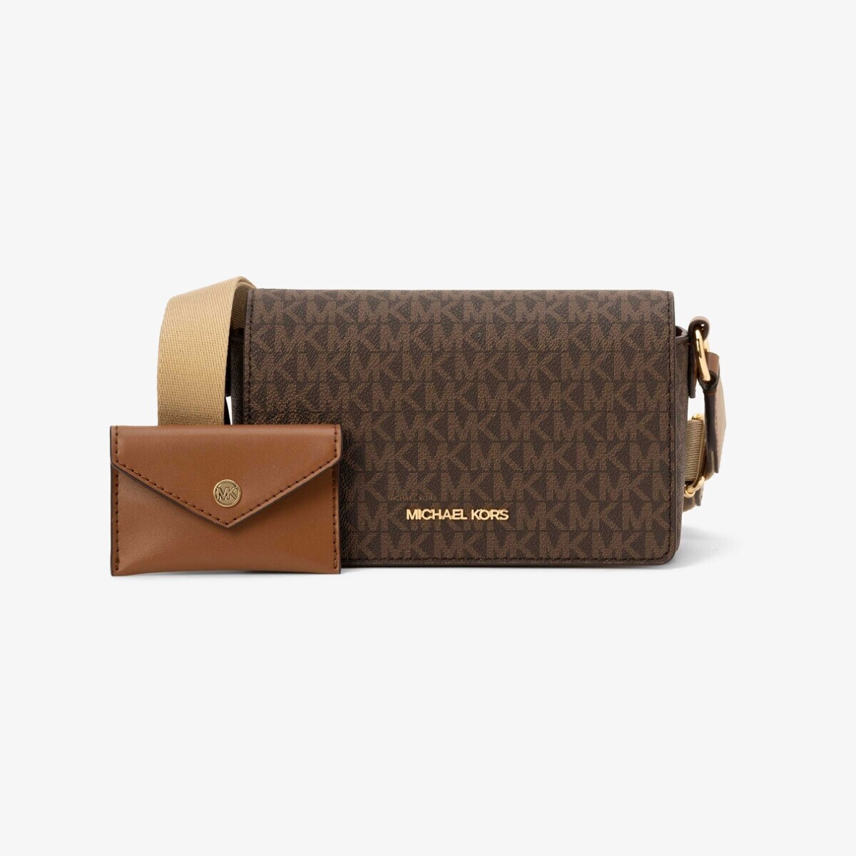VINCENT クロスボディ ウィズ カードケース スモール - MKシグネチャー／マイケル・コース（Michael Kors）