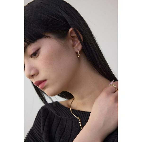 プチフープピアスセット／アズール